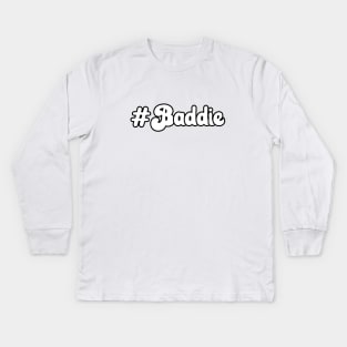 Hashtag Baddie Kids Long Sleeve T-Shirt